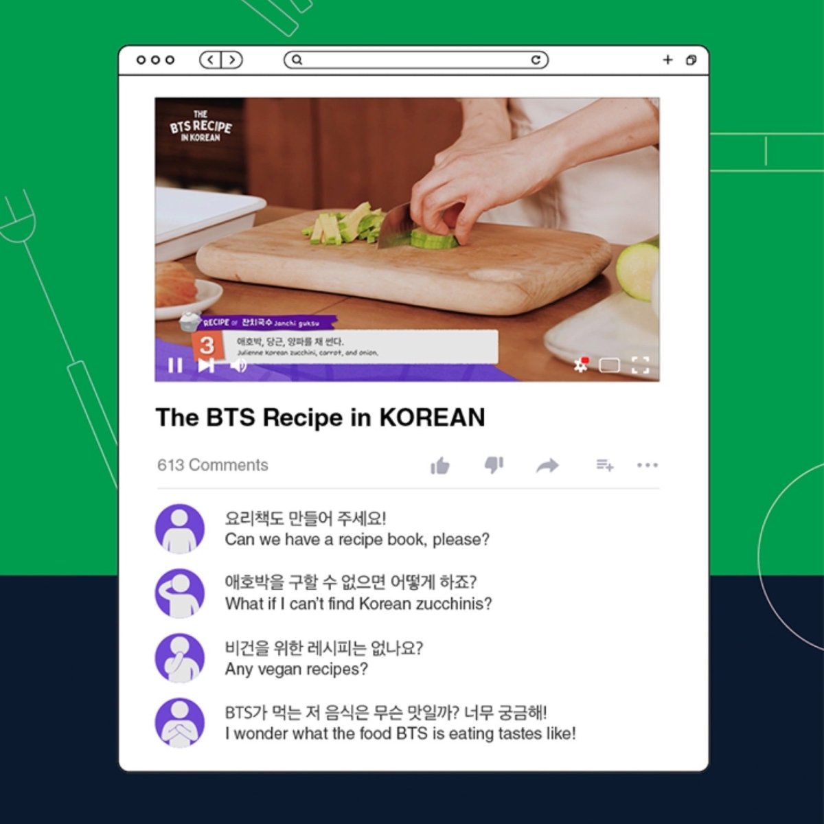 BTS OFFICIAL RECIPE BOOK + BTS Mini Photo Frame - K-STAR