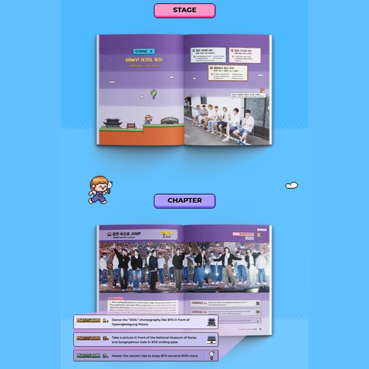 BTS OFFICIAL TRAVEL BOOK 192p - K-STAR