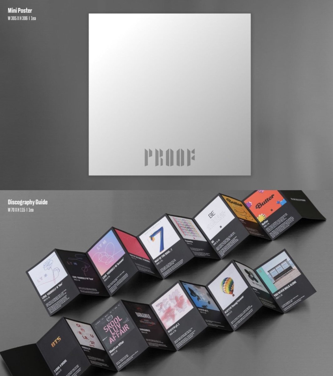 BTS - PROOF Album COMPACT Edition - K-STAR