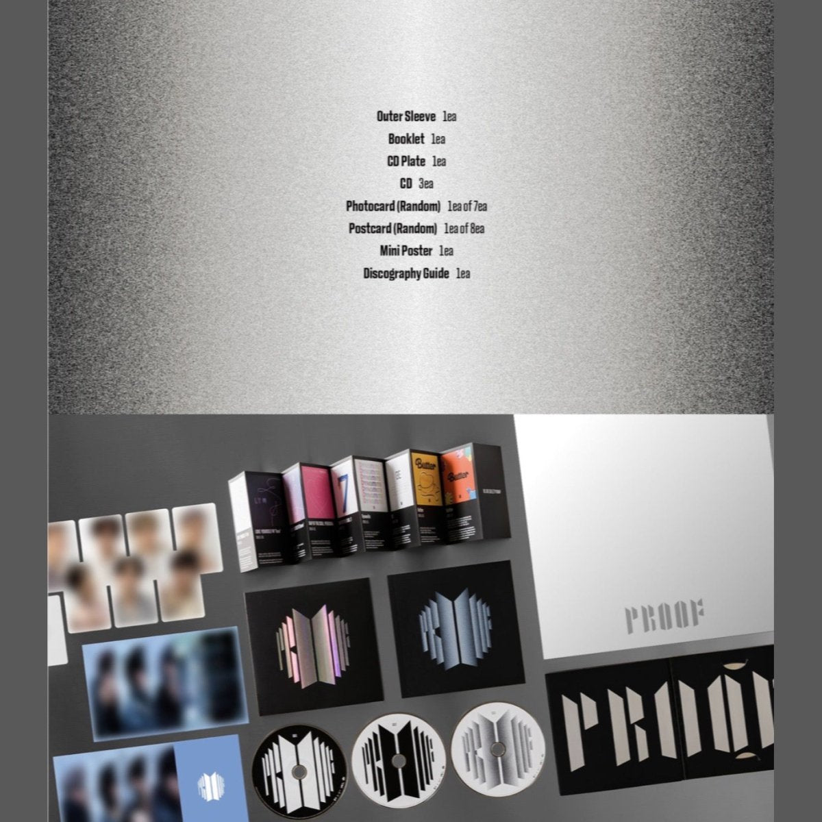 BTS - PROOF Album COMPACT + STANDARD Edition SET - K-STAR