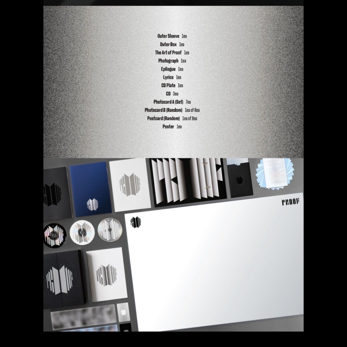 BTS - PROOF Album COMPACT + STANDARD Edition SET - K-STAR