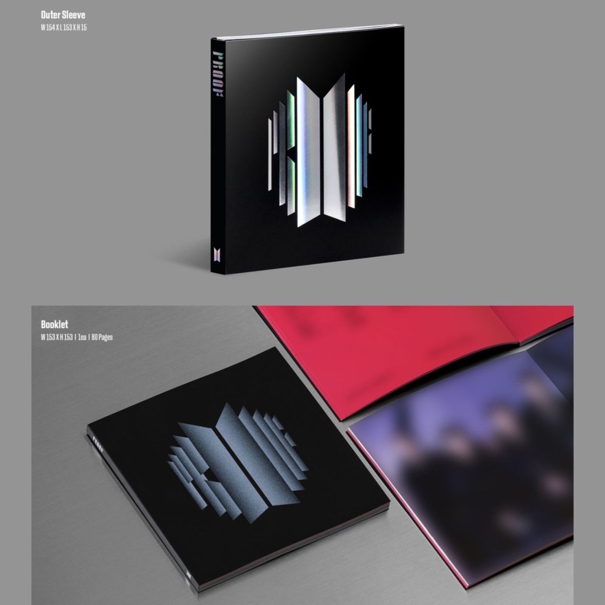 BTS - PROOF Album COMPACT + STANDARD Edition SET - K-STAR
