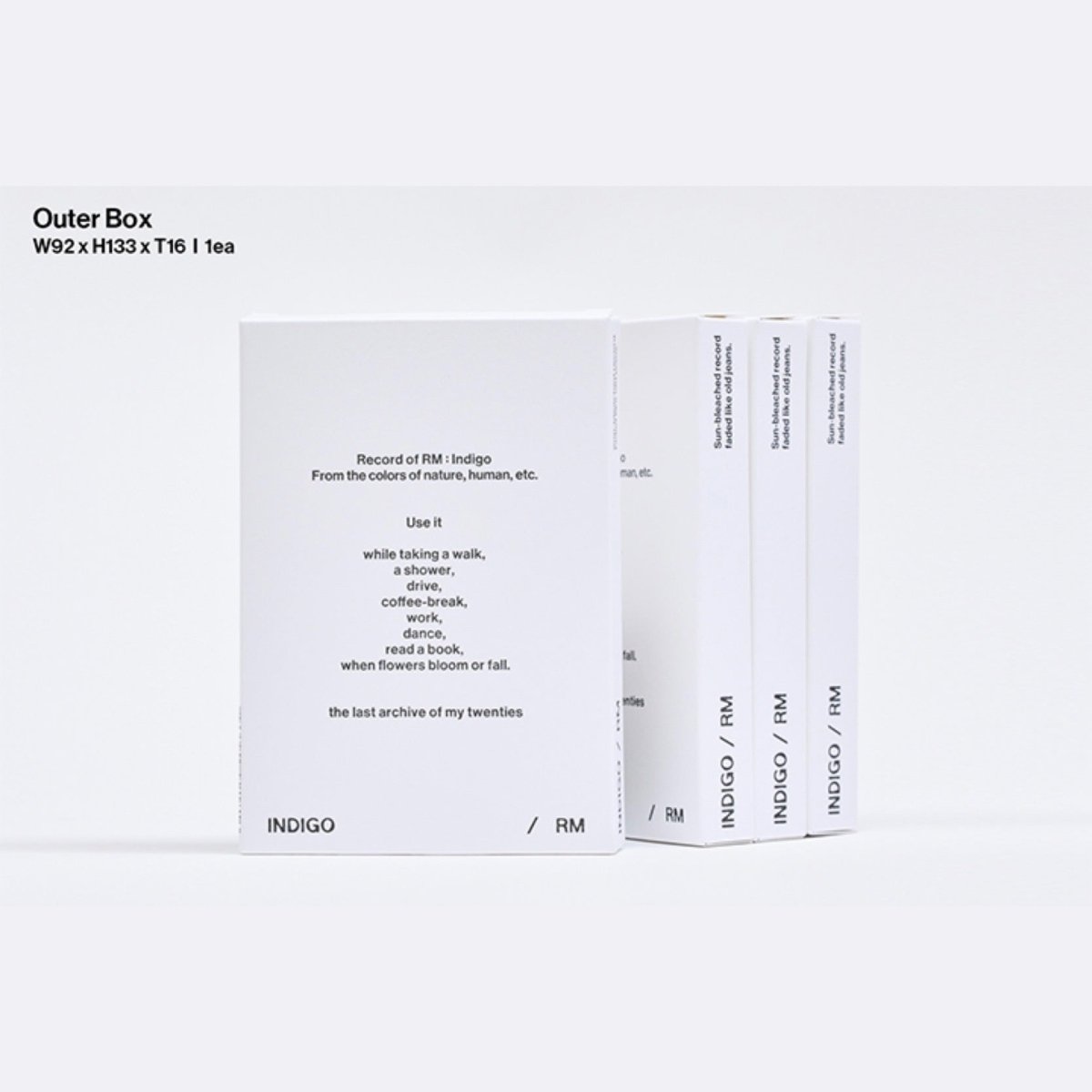 BTS RM - INDIGO SET (Postcard + Book Edition) – K-STAR