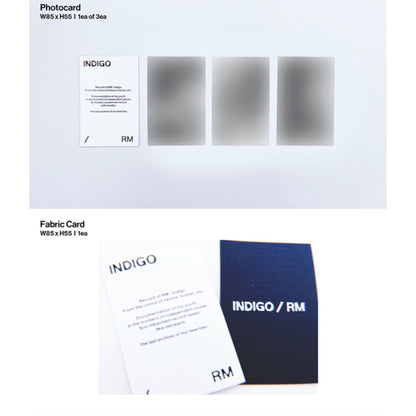 BTS RM - INDIGO SET (Postcard + Book Edition) - K-STAR