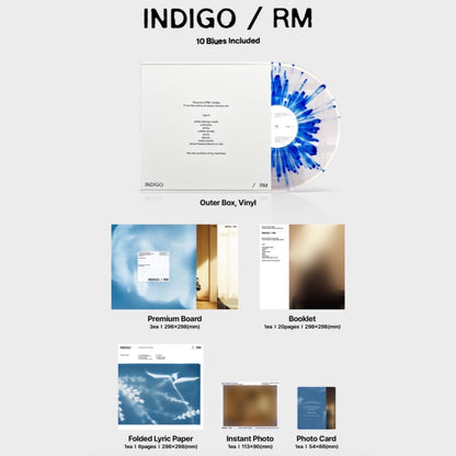 BTS RM Solo Album INDIGO Vinyl LP Limited Edition - K-STAR