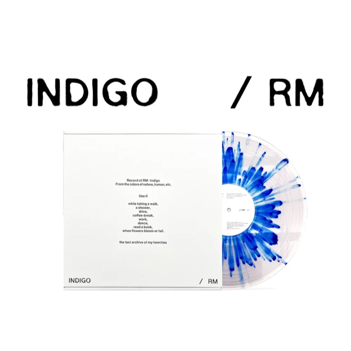 BTS RM INDIGO LP 美品 額縁 セット jp.ktown4u.com : RM (BTS) - [Indigo] (LP)