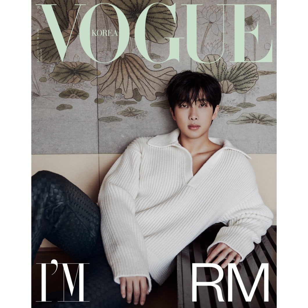 BTS RM VOGUE Korea Magazine 2023 June Issue Coverman – K-STAR