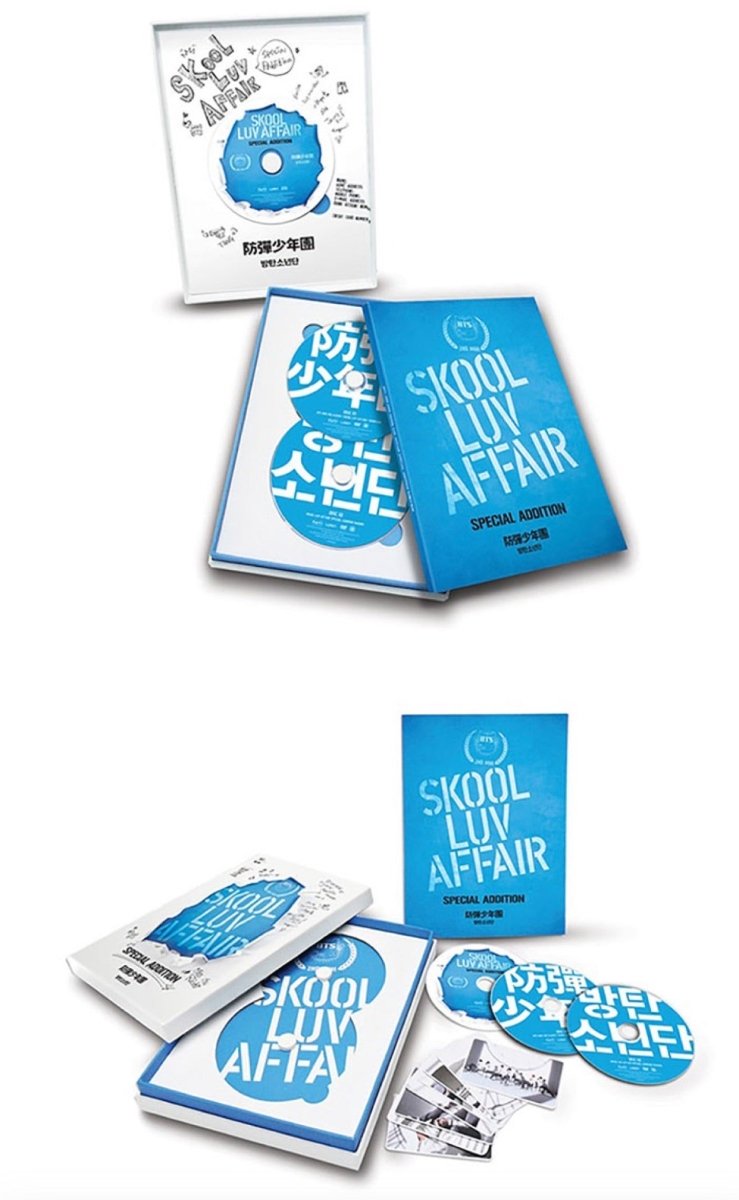 BTS - Skool Luv Affair 2nd Mini Special Addition CD+DVD (Free Shipping) - K-STAR