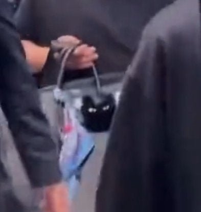 BTS SUGA Big Black Cat Keyring - K-STAR