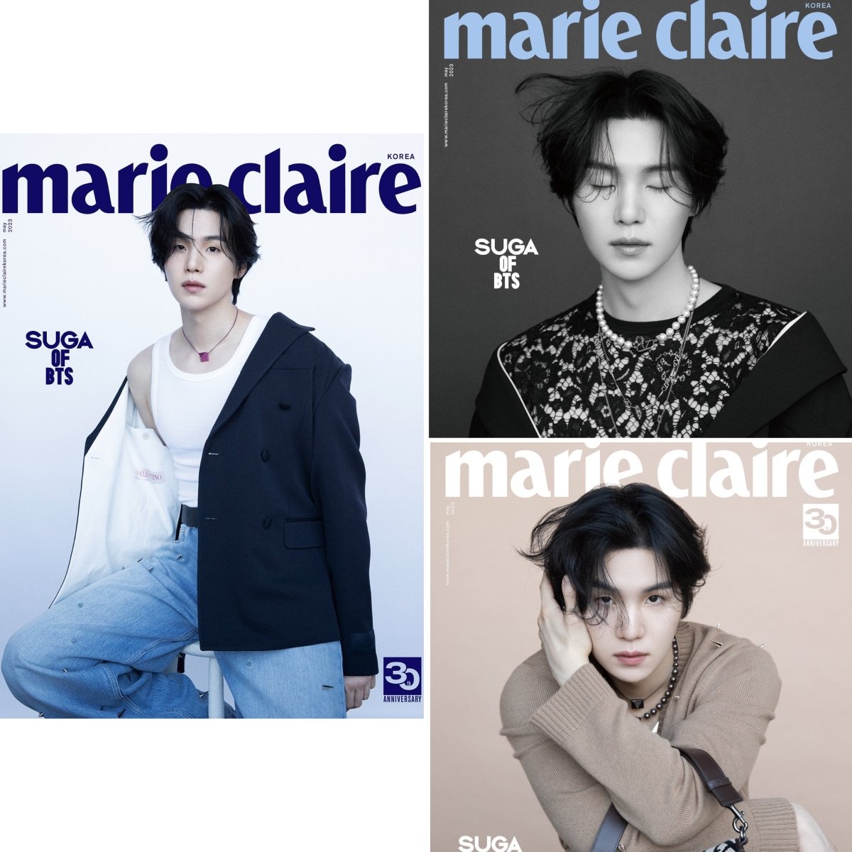BTS SUGA - Marie Claire Korea Magazine May 2023 – K-STAR