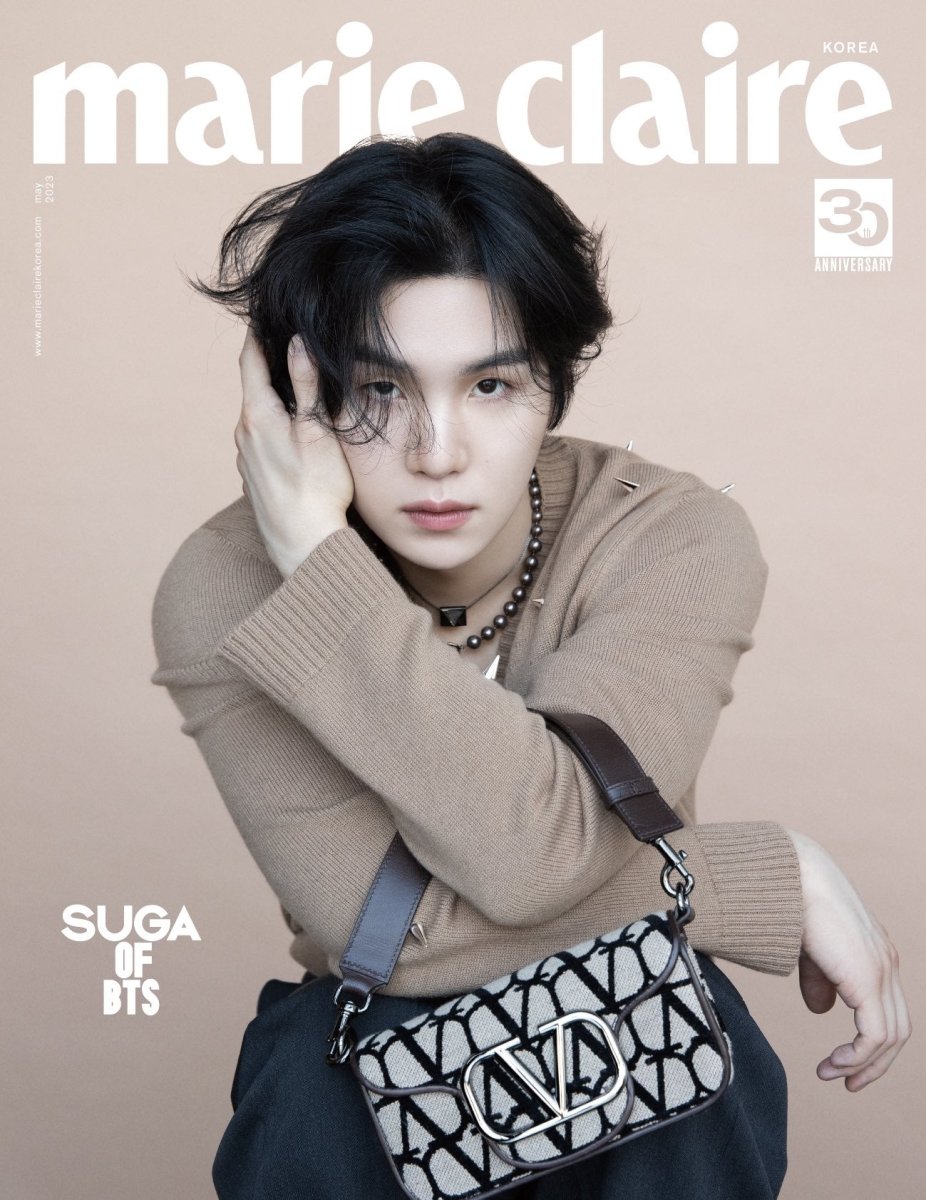 BTS SUGA - Marie Claire Korea Magazine May 2023 - K-STAR