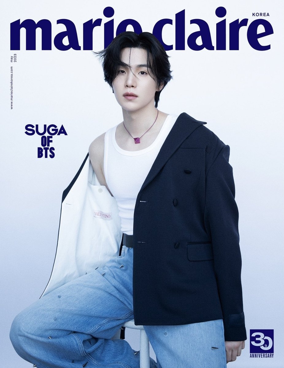 BTS SUGA - Marie Claire Korea Magazine May 2023 - K-STAR