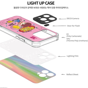 BTS TinyTAN Official TinyMART Light up Phone Case (iPhone and Galaxy) - K-STAR