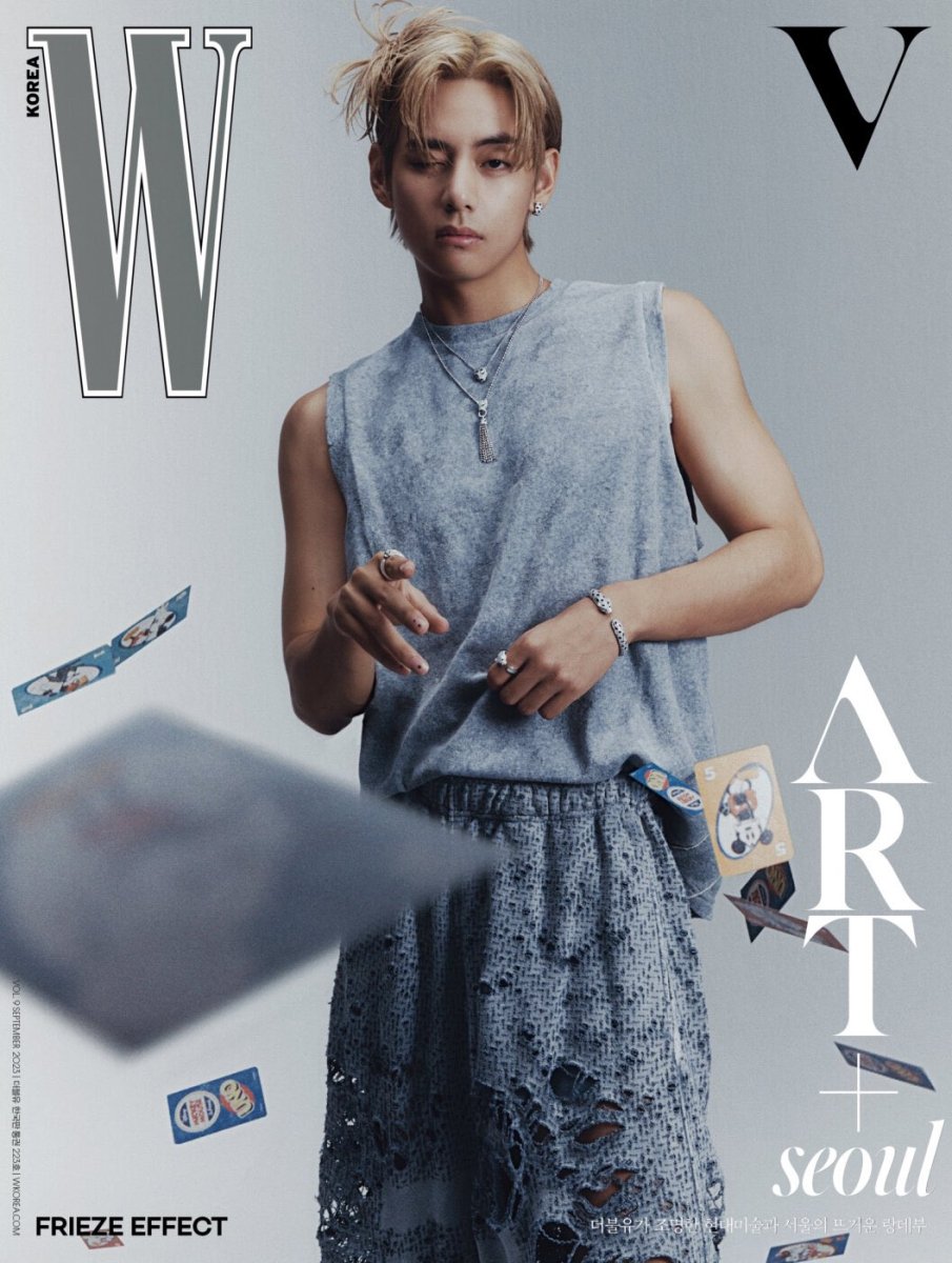 BTS V - W Korea Magazine September 2023 Issue - K-STAR