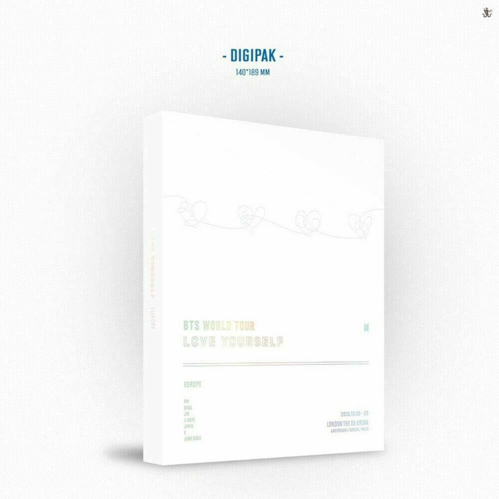 BTS World Tour LOVE YOURSELF in EUROPE DVD (Free Shipping) - K-STAR
