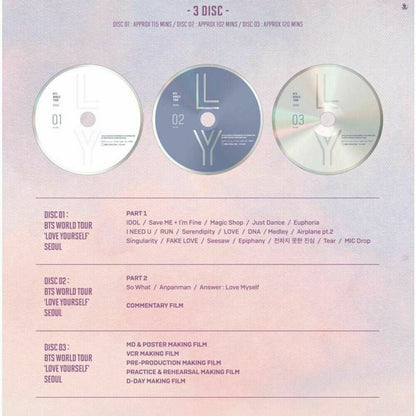 BTS World Tour LOVE YOURSELF in Seoul DVD/Blu-Ray (Free Shipping) - K-STAR