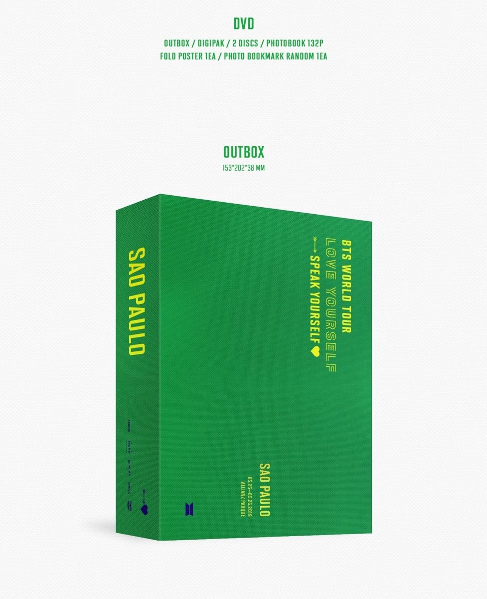 BTS World Tour SPEAK YOURSELF in SAO PAULO DVD (Free Shipping) - K-STAR