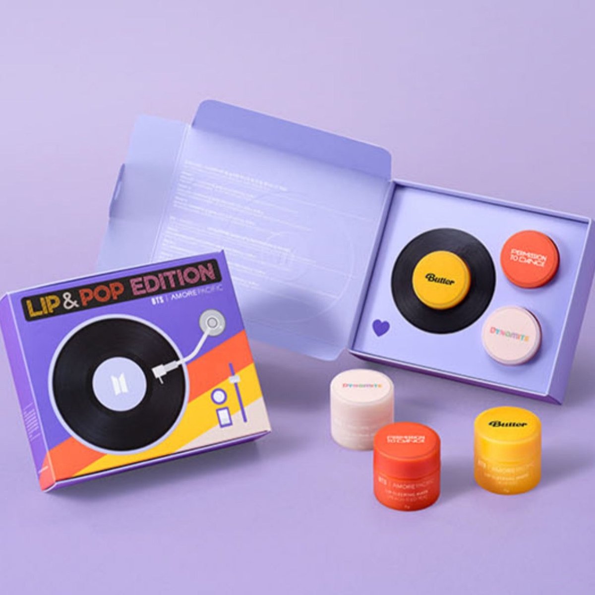 BTS x AMOREPACIFIC Lip & Pop Edition Sleeping Mask SET – K-STAR