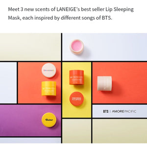 BTS x AMOREPACIFIC Lip & Pop Edition Sleeping Mask SET - K-STAR