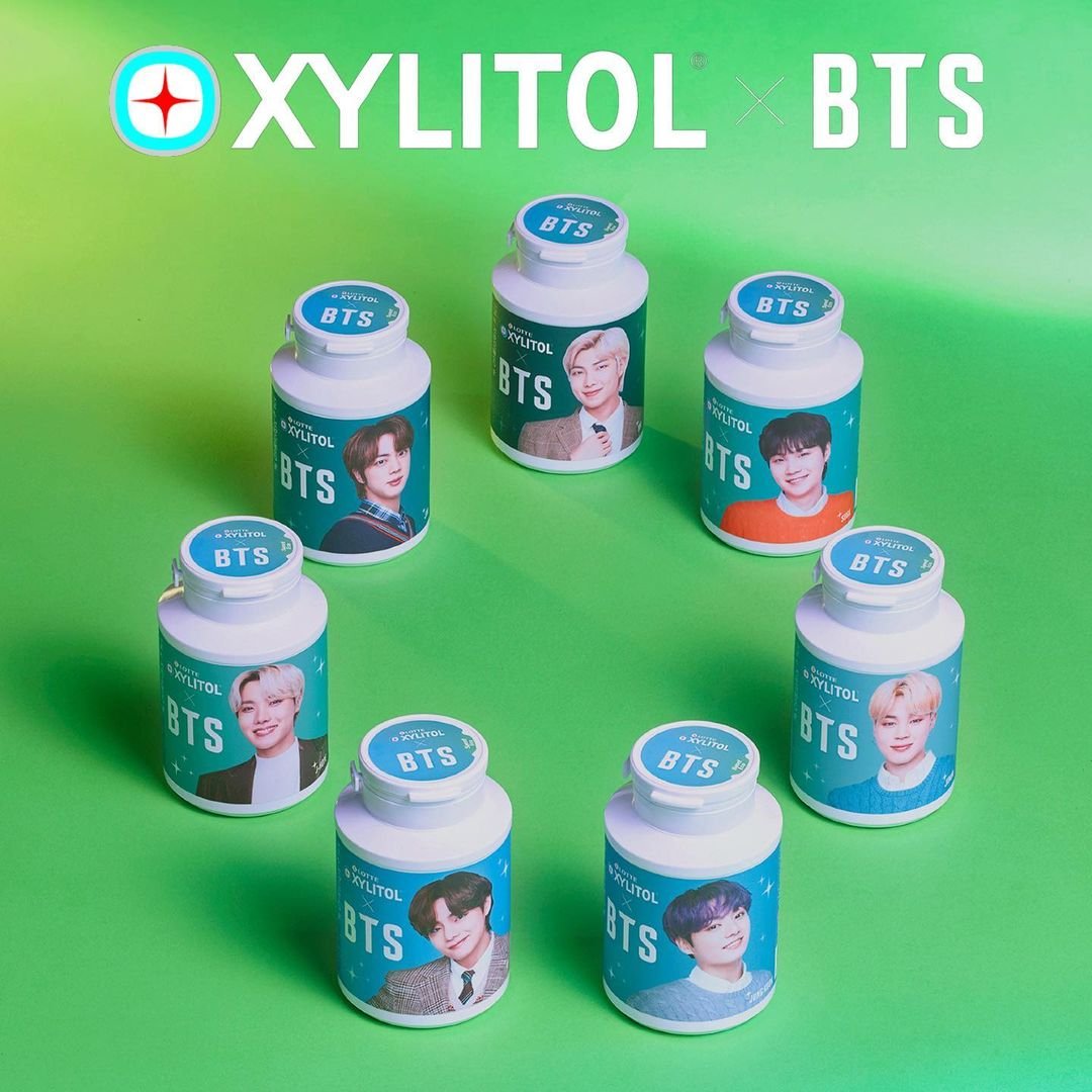 BTS x XYLITOL Collaboration Official Special Edition (Chewing Gum) - K-STAR