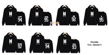 BTS New Logo Hoodie + Member Name