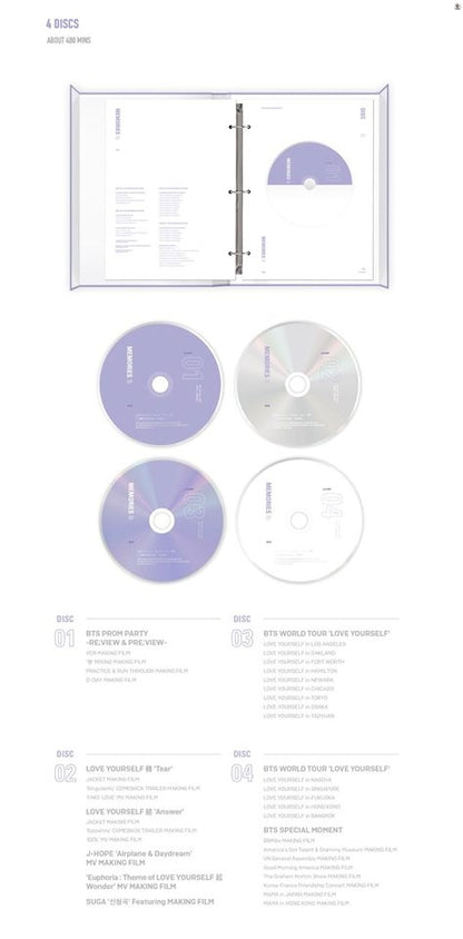 BTS MEMORIES OF 2018 DVD (Free Shipping)