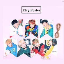 BTS Flags w/ Hemp Rope