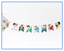 BTS Flags w/ Hemp Rope