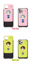 [BIG HIT] OFFICIAL CHARACTER BASIC STANDING VOLUME BUMPER SLIDE Case (iPhone and Samsung)