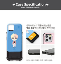 [BIG HIT] OFFICIAL CHARACTER BASIC STANDING VOLUME BUMPER SLIDE Case (iPhone and Samsung)