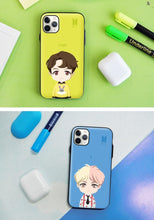 [BIG HIT] OFFICIAL CHARACTER UPPER BODY OPEN CARD Case (iPhone and Samsung)