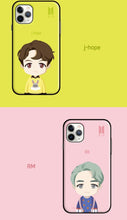 [BIG HIT] OFFICIAL CHARACTER UPPER BODY OPEN CARD Case (iPhone and Samsung)