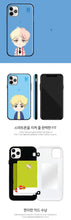 [BIG HIT] OFFICIAL CHARACTER UPPER BODY OPEN CARD Case (iPhone and Samsung)