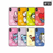 [LINE X BT21] Summer Dolce Guard Up Case (Mirror + Card) for iPhone and Samsung