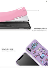 [LINE X BT21] Soft Jelly Case Roomies Series for iPhone, LG and Samsung (Free Shipping)