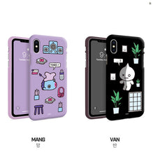 [LINE X BT21] Soft Jelly Case Roomies Series for iPhone, LG and Samsung (Free Shipping)