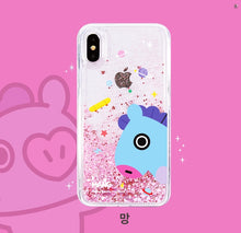 [LINE X BT21] Liquid Glitter Jelly Case for iPhone and Samsung (Free Shipping)