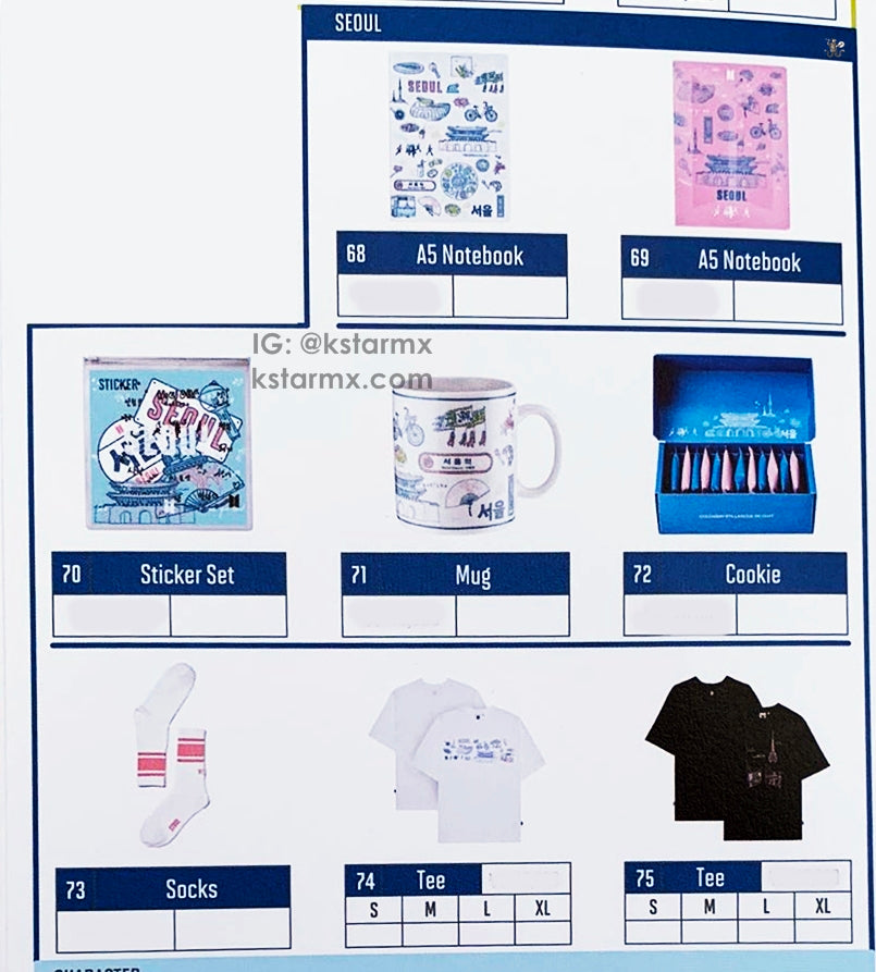 [BIG HIT] OFFICIAL HOUSE OF BTS SEOUL MD – SEOUL + CHARACTER