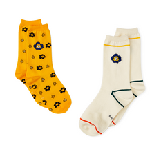 [LINE X BT21] Socks (2 Pairs) Flower Version