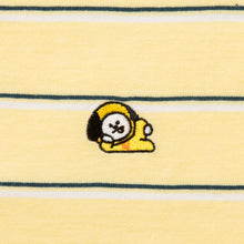 [LINE X BT21] Striped Short Sleeve T-Shirt
