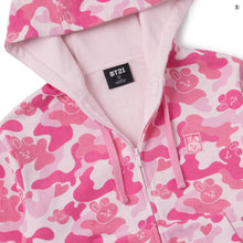 [LINE X BT21] Camouflage Hoodie