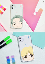 [BIG HIT] OFFICIAL CHARACTER MOTION FACE CLEAR SOFT Case (iPhone and Samsung)