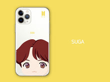 [BIG HIT] OFFICIAL CHARACTER MOTION FACE CLEAR SOFT Case (iPhone and Samsung)