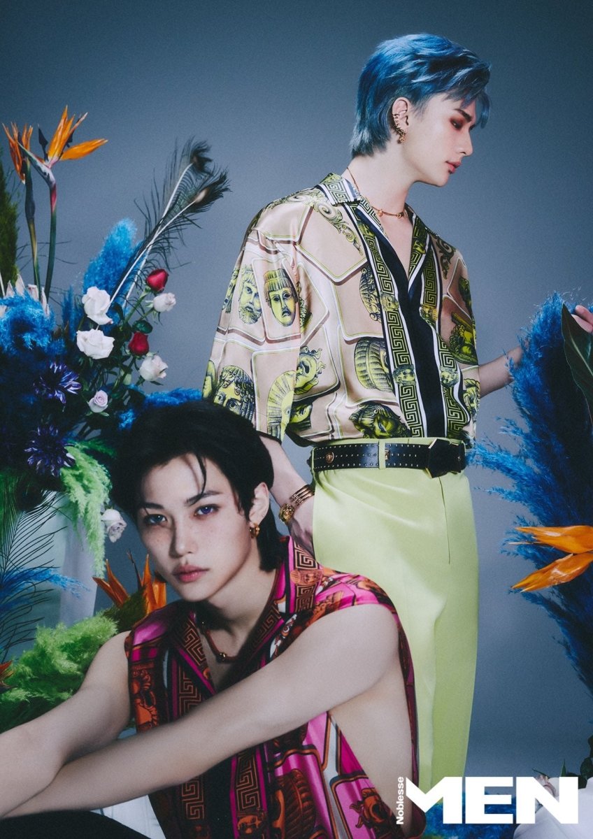 Cosmopolitan Korea - STRAY KIDS HYUNJIN & FELIX 2023 January Coverman - K-STAR