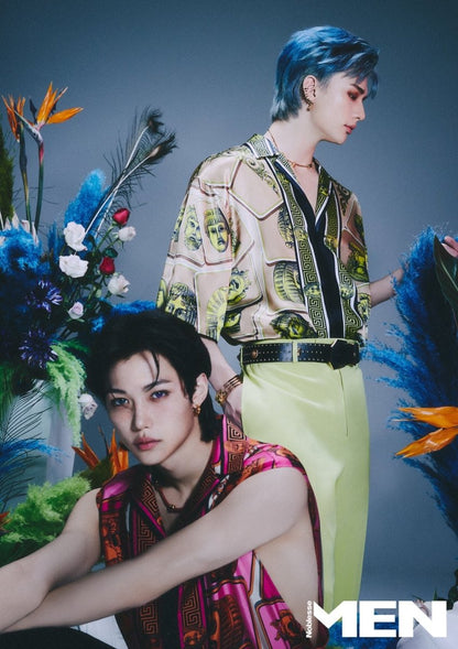 Cosmopolitan Korea - STRAY KIDS HYUNJIN & FELIX 2023 January Coverman - K-STAR