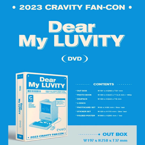 CRAVITY - Dear My LUVITY 2023 CRAVITY Fan Concert DVD - K-STAR