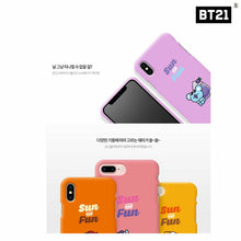 [LINE X BT21] Soft Jelly Case Sun and Fun Series
