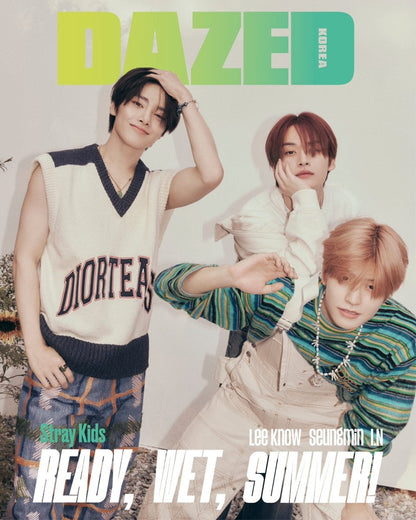DAZED Korea - Stray Kids I.N Seungmin Lee Know 2023 July Cover - K-STAR