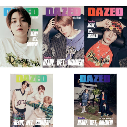 DAZED Korea - Stray Kids I.N Seungmin Lee Know 2023 July Cover - K-STAR