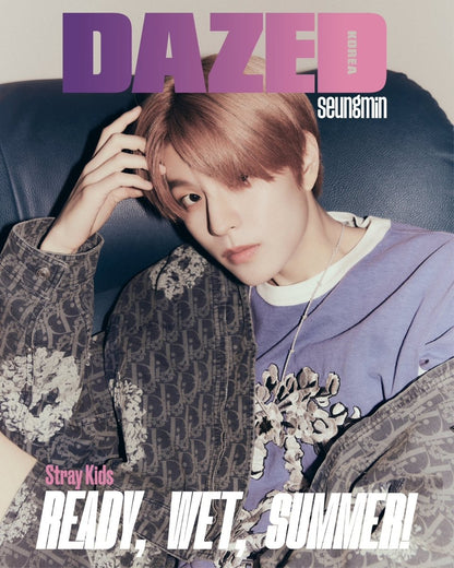 DAZED Korea - Stray Kids I.N Seungmin Lee Know 2023 July Cover - K-STAR